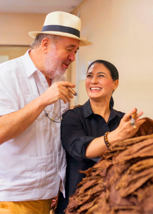 Danays Leon and Dorin Potolinca, founders and Owners of Sperlinga Tobacco